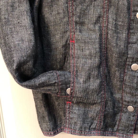Chico’s Linen Shirt/Jacket - Picture 3 of 7